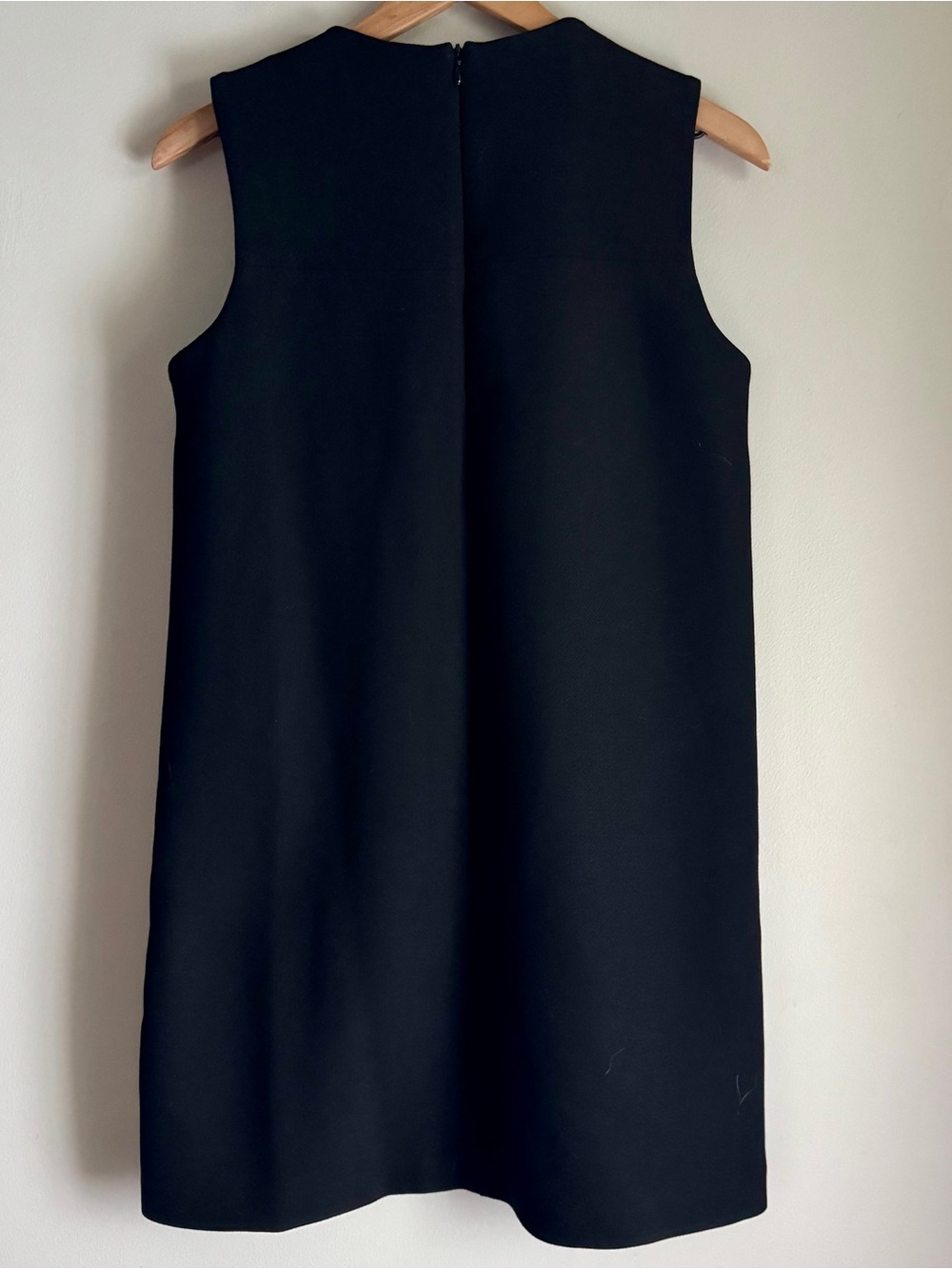 H&M Sleeveless Pocket Front Woven Black Dress Size Small - Picture 2 of 7